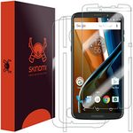 Moto Z3 Play Screen Protector + Full Body (Verizon Moto Z3), Skinomi TechSkin Full Coverage Skin + Screen Protector Moto Z3 Play Front & Back Clear HD Film