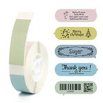 160 Pcs D110/D11/D101 Label Maker Tape Name Bubble Address Waterproof Labels Sticker for Daycare Kids Bottles Mason Jars Spice Food Container Kitchen Pantry Wedding School Supplies-5 Color Bubble