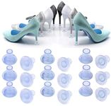 High Heel Protectors 3 Sizes Clear Plastic Covers Shoe Heel Savers Stiletto High Heel Cap for Walking on Grass/Uneven Floor Weddings & Outdoor, Protecting Shoe Heels, Small/Medium/Large - 9 Pairs