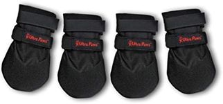 Ultra Paws Durable Dog Paw Protector|Dog Boots|Dog Shoes|Black Light Duty Heat, Water Resistant Dog Booties for hot Pavement for XL Dogs (Size 11)