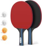 Glymnis Ping Pong Paddles Set Table