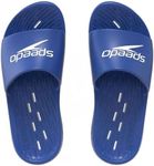 Speedo Men's Slides | Pool Sliders | Quick Dry, Navy, 10 UK