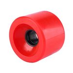 Alomejor Skateboard Wheels 70 * 51mm Longboard Skate Wheel Set for Long Board Wheel Replacement(Red)