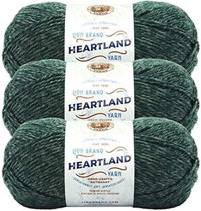 (3 Pack) Lion Brand Yarn 136-180G Heartland Yarn, Kings Canyon