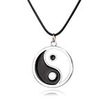 Yin Yang Gifts Necklace for Men Women Christmas Birthday Gift for Grandson Daughter Yin and Yang Necklaces for Couple Best Friends Yin Yang Pendant Necklace for Niece Aunt