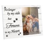 Pet Memorial Frame - 4x6 Wooden Acrylic Pet Picture Frame Remembrance Gift, Cherished Memory Photo Display, Expressing Eternal Love & Sympathy for Beloved Pets