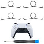 MMOBIEL 4 Pcs L2 R2 Trigger Button Springs for PlayStation 5 PS5 DualSense Controller CFI-ZCT1W Incl. (+) Screwdriver