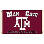 BSI NCAA Texas A and M Aggies Man Cave Flag with 4 Grommets (3x5')