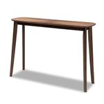 Baxton Studio Wendy Walnut Wood Console Table