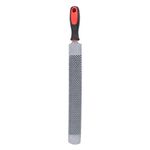 Horse Hoof Rasp, Professional High Carbon Steel Trimming File Knife Double Sided Farrier Tool with Rubber Handle