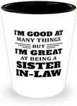 Funny Shot Glass For Sister-in-law 