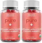 WellPath Pure ACV Apple Cider Vinegar Gummies (2 Pack) with The Mother - USDA Organic Gummy - Raw Apple Cider Vinegar with Mother Supplements - ACV Gummies - 120 Ct