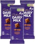 Generic Cad bury Dairy Milk, Toffee, Milk Chocolate With Buttery Toffee Pieces, Chocolate Bar, 100g/3.52oz (Includes Ice Pack) (Pack of 3) Shipped from Canada, Full Size