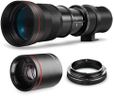 High-Power 420-1600mm f/8.3 HD Manual Telephoto Zoom Lens for Canon T1i T2i T3 T3i T4 T4i T5 T5i T6 T6i T6s T7 T7i T7s T8i EOS 1D 5D 6D 7D 30D 40D 50D 60D 70D 80D 90D XS XSI SL3 SL2 SL1