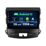 MISONDA Double Din Car Stereo For Mitsubishi Outlander/Peugeot 4007/Citroen C-Crosser 2007-2013 GPS Sat Nav Android 13 Head unit Carplay WIFI SWC RDS Bluetooth FM AM 2G+32G