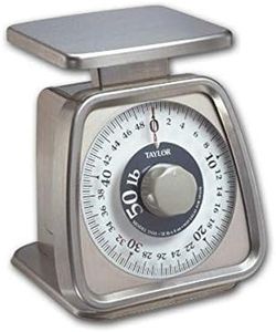 Taylor Precision Products Stainless Steel Analog Portion Control Scale (50-Pound)