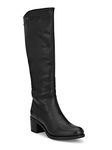 Delize Women's Black Knee Boots - 8 UK