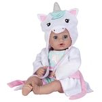 Adora Bath Time Babies Collection, 13" Baby Doll and Clothes Set, Made with Fresh Powder Scent and Exclusive QuickDri Vinyl Body, Birthday Gift for Ages 1+ - Unicorn