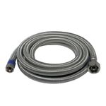 LASCO 10-0197 Braided Stainless Steel Supply Line with 3/8-Inch Compression and 1/2-Inch Female Iron Pipe