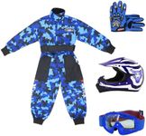 Zorax Blue CAMO XS(3-4 Years) Kids 