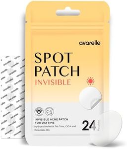 AVARELLE Invisible Acne Spot Patch (24 Count) Ultra Thin Hydrocolloid Spot Sticker for Day Time Acne l For Covering Zits & Blemish with Calendula, Rosehip Seed, Vegan, Cruelty Free