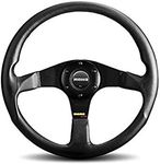 Momo TUN35BK0B Tuner Black 350 mm Leather Steering Wheel