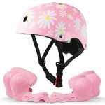 KAYMAN Kids Bike Helmet age 3 to 12, Adjustable Safety Gear for Boys and Girls, Suited to Scooter, Cycling, Skateboard & Roller Skating - Protection for Boys & Girls