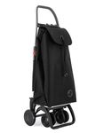 ROLSER I-Max MF 4 Wheel 2 Swivelling Foldable Shopping Trolley - Black