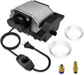 Air Assist for Laser Cutter and Engraver, Air Assist Pump Kit with Adjustable 0-30L/Min, Suitable for Most CNC Cutting & Laser Engraving Machine