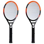 The Executioner Mosquito, Fly, Wasp, Bug, Insect Swatter/Killer and Bug Zapper Racket Single Layer for Most Efficient Zapping Indoor Outdoor Long Handle (The Executioner Pro 2 Pack)