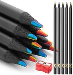 Mr. Pen- Rainbow Pencils, 12 Pack, 7 Color in 1 Rainbow Colored Pencil with Sharpener, Fun Pencils for Kids, Rainbow Pencils for Kids, Colored Pencils for Kids, Color Pencils for Kids