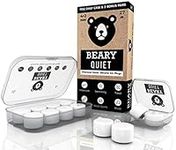 Beary Quiet Ear Plugs for Sleep and Noise Cancelling 6 Pairs Free Case Custom Fit Soft Silicone Mouldable Earplugs