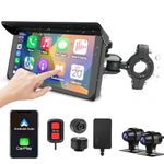VSYSTO Motorcycle Dash Cam Wireless CarPlay Screen and Android Auto