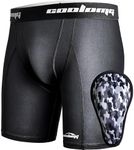 COOLOMG Men Compression Shorts with