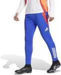 Adidas KNS60 Men's Soccer Jersey Bottom, Tiro 24 Competition Training Pants, Lucid Blue/White (JF4193), S