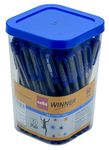 Cello Winner Assorted Ball Pen Set, Pack of 60 (50 Blue, 7 Black, 3 Red ink)|Lightweight Ball Pens for Pressure Free and Fine Writing | Pens with Comfortable Grip|For School and Office Use Pens