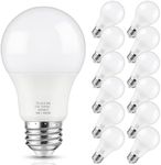 Maylaywood A19 LED Light Bulb, 60 Watt Equivalent LED Bulb, Daylight White 5000K, 850 Lumen, E26 Base, Non-Dimmable, 9W Bright White LED Bulb, 12-Pack