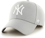 47 New York Yankees Snapback Cap MVP MLB, Grey, One Size