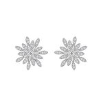 GIVA 925 Silver Classic Flower Romance Earrings | Gifts for Girlfriend, Gifts for Women and Girls | With Certificate of Authenticity and 925 Stamp | 6 Months Warranty*