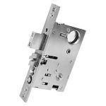 Baldwin 6020.L Left Handed Entrance and Apartment Mortise Lock with 2-3/4" Backs, Satin Brass