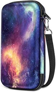 Graphing Calculator Carrying Case for TI-84 Plus CE, Fintie Hard EVA Shockproof Protective Box for TI-84 Plus/TI-83 Plus CE/Casio fx-9750GII (Galaxy)