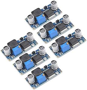Queta 6 Pieces LM2596s DC to DC Buck Converter Step Down Voltage Regulator Power Module 3.2-40V to 1.25-35V 3A High Efficiency DC Voltage Stabilizer Volt Transformer LM2596 DC-DC Buck Converter