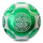 Hy-Pro Officially Licensed Celtic F.C. Classic Signature Football | Metallic, Size 5, The Bhoys, Training, Match, Merchandise, Collectible For Kids and Adults