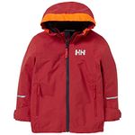 Helly Hansen Kids Shelter Jacket, 162 Red, 1