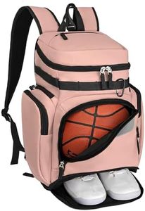 Goloni Basketball Backpack,Large Sports Bag with Ball Compartment & Shoe Compartment, Best for Basketball, Soccer, Volleyball,Gym, Travel