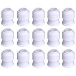 15 PCS Standard Couplers Cake Decorating Coupler, Plastic Adaptor Icing Piping Nozzle for Decorating Cakes, Pipe Tip Coupler for Icing Nozzles