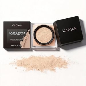 Waterproof Setting Powder, Translucent Powder Setting Powder, Loose Powder Makeup for Oil Control, Sweat Proof Long Lasting Matte Finish for All Skin Makeup