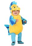 Disney The Little Mermaid Flounder Infant Costume, for Halloween, Cosplay, Ocean Beach Theme Party & Dress Up 12/18 Months