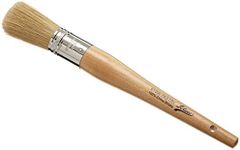 Ateco 61000 Pastry Brush, 1 1/16-Inch Diameter Head with Natural White Boar Bristles, Stainless Steel Ferrule & Wood Handle