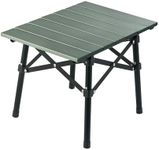 Naturehike Small Camping Table, Portable Folding Picnic Table, Aluminium Ultralight (1KG) Trestle Table for Camping Hiking Cycling Fishing (Green)